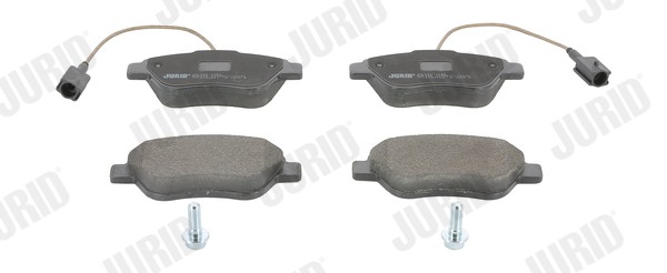 Jurid 573074J Bremsbelagsatz, Scheibenbremse For Abarth Alfa Romeo CitroËN Fiat-image