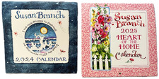 Susan Branch Mini Calendars 2024  2025 Unmarked Recipes Art Scrapbook Journal