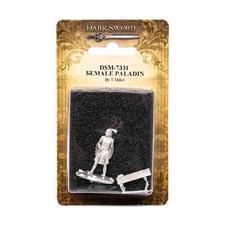 Dark Sword Fantasy Human Female Mini Female Paladin Pack New