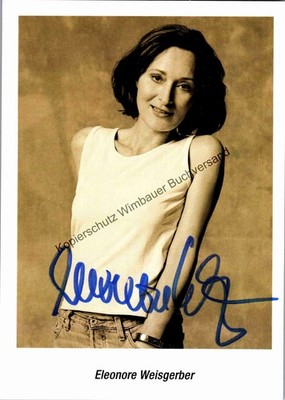 Original Autogramm Eleonore Weisgerber (*1947) /// Autogramm Autograph si 293978