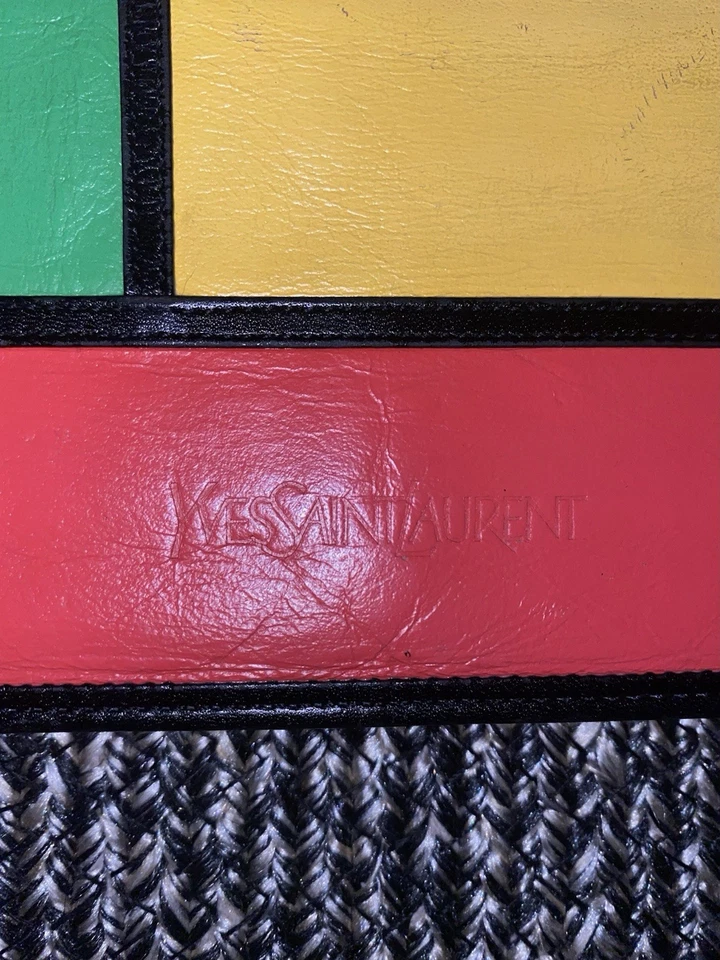 Cartera plegable multicolor Yves Saint Laurent Foto 3 de 4