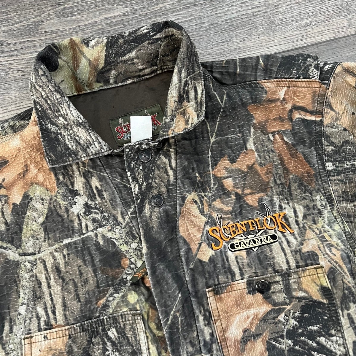 Combinaison Camouflage 3D Scent-Lok Savanna Seclusion – Taille L – Contrôle Des Odeurs