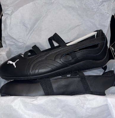 ★PUMA★ Speedcat Ballet Black 40358703 PUMA SPEEDCAT BALLET LEATHER BLACK SNEAKERS 40358703 Size 7W