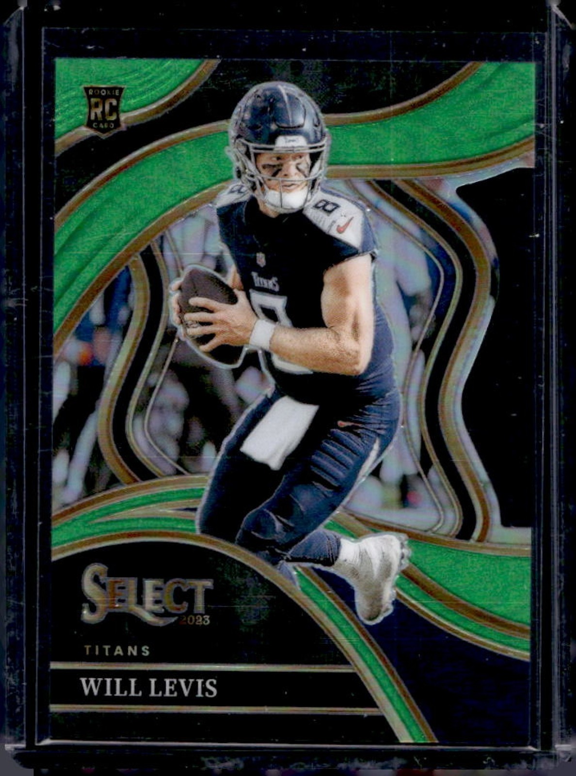 2023 Select Will Levis RC Neon Green Prizms Die Cut Club #/499 Titans