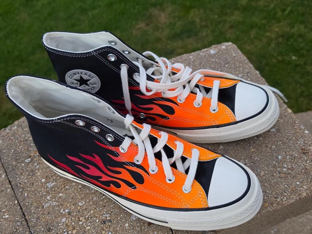 converse flame shoes products for sale | eBay
