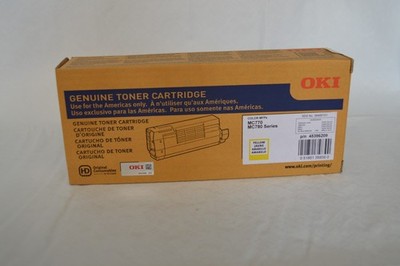 OKI 45396209 YELLOW GENUINE TONER CARTRIDGE FOR MC770 & MC780 SERIES