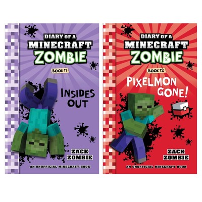 Diary of a Minecraft Zombie Books 11-20 by Zack Zombie books Set