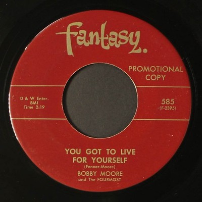 Bobby Moore & Fourmost: Du Musst Für Dich Selbst Leben / Tanz Des Landes Fantasy