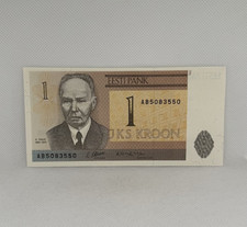 Banknote / Estland / 1 Kroon 1992 / ungebraucht, UNC / Papiergeld / P.69
