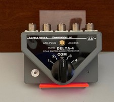 ALPHA DELTA-4 B SWITCH  SO239 CONNECTORS (TESTED)