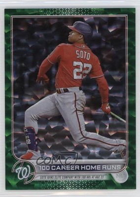 2022 Topps Update Green Foil 62/499 Juan Soto Checklist #US68 kk4