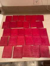 LOT OF 29 Vintage 1920s Little Leather Librar...