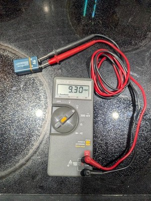 Fluke 70 Series II Digital Multimeter Tested Working w/ Leads and Manual