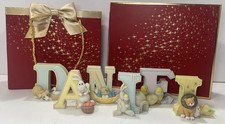 6 Child To Cherish 2 7/8" Animal Alphabet Letters D A N I E L gift Box 632