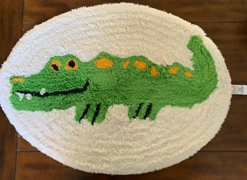 Vintage Gymboree Alligator Crocodile Bath Mat 2001 25 X 18 Cotton