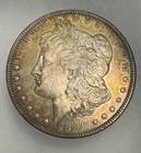 1896-P Morgan Silver Dollar Great Toning - Nice Coin - 90% Silver