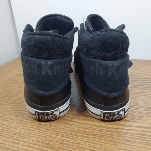 British Knights Hombre Entrenadores de caña alta Blanco Negro Zapatos Roco, Talla UK 7 Usados - Imagen 7 de 11