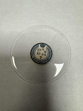 Vintage Pocket Watch Mineral Crystal Domed 44.42mm 19 13/16 19 5/8 Clear Lens