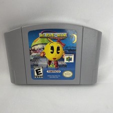 Ms. Pac-Man Maze Madness Nintendo 64 N64 Cartridge Tested & Works