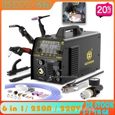 Saldatrice 6 in 1 MIG/CUT/TIG/MMA gas/gasless 250A saldatrice taglierina al plasma