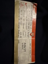 Arsenal Ticket Stub Emirates Cup Day 2 2009