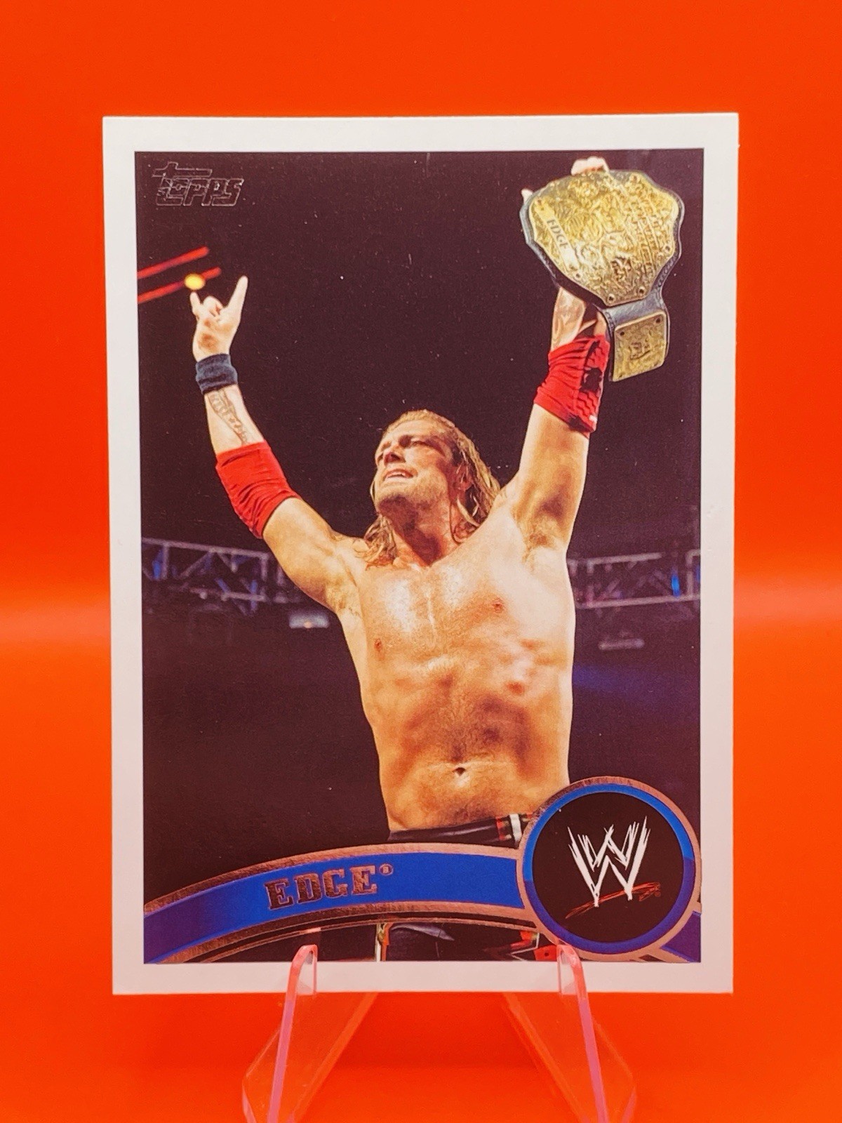 2011 Topps WWE Edge #81 Smackdown Wrestling Superstar Adam Copeland Trading Card