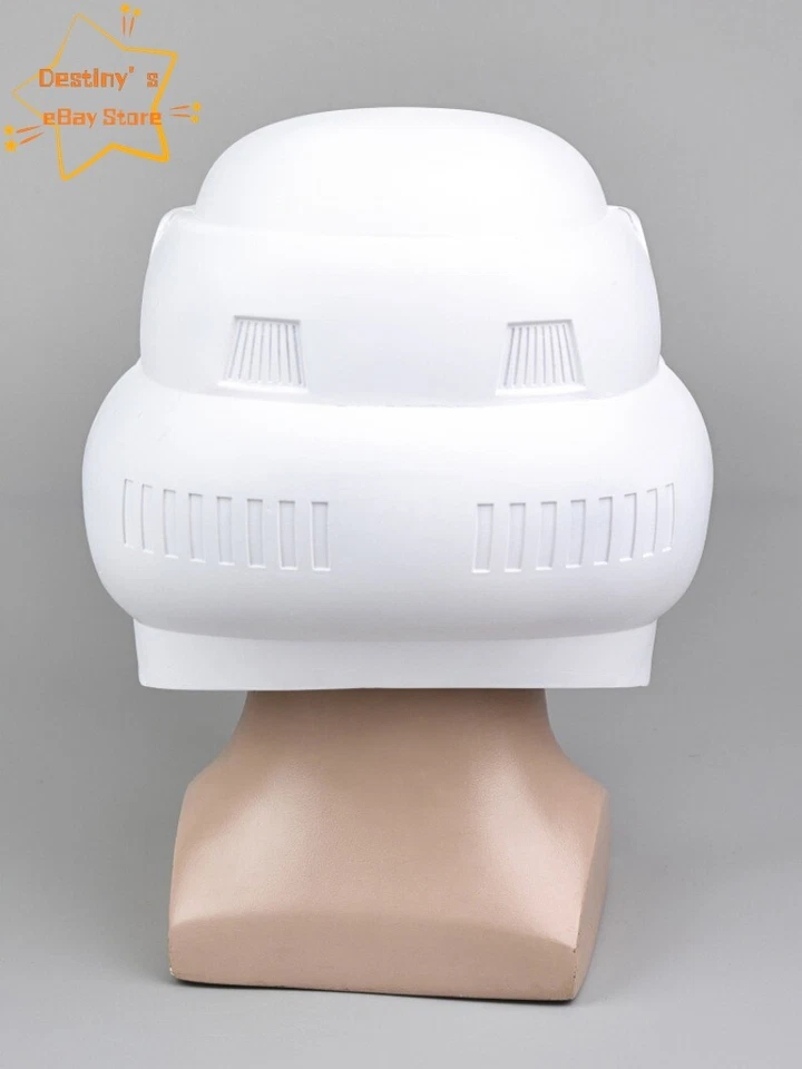 Star Wars Scout Helmet Halloween Cosplay Props Mask PVC White Masquerade Gift - Image 4 of 4