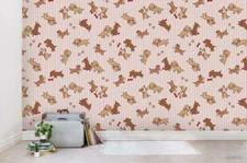 3D Cartoon Animal Wallpaper Wall Mural Removable Self-adhesive Sticker345