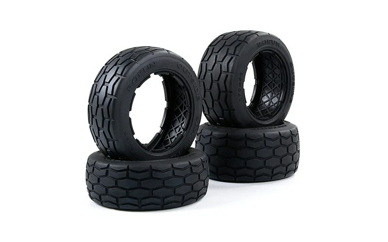 Autobahn Vorderseite Rückseite Reifen Haut 4pc für 1/5 Hpi Baja 5b 5t 5sc - Bild 2 von 4