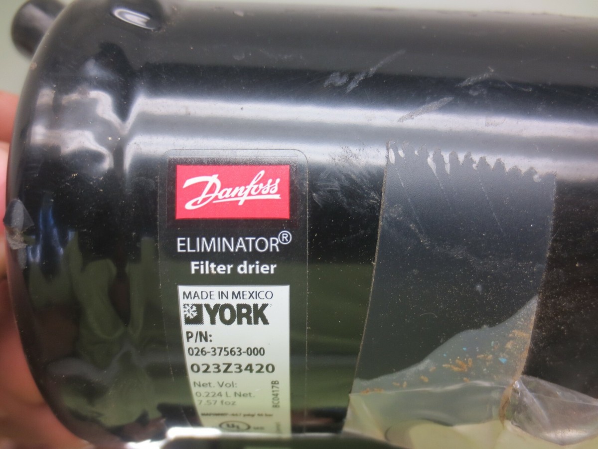 DANFOSS YORK 026-37563-000 ELIMINATOR FILTER DRIER 023Z3420 | eBay