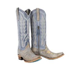 Lane Ladies Skylight Gilded Denim Western Boots LB0498B
