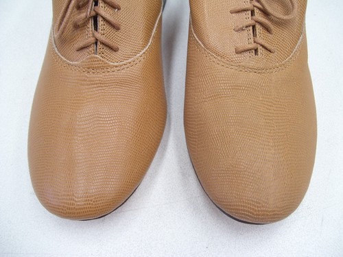 LADIES OXFORD SHOES DRESS FORMAL WORK REPETTO PARIS RICHELIEU CUBA BROWN 37 - Foto 11 di 12