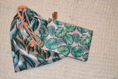 1 Drawstring Hotel Paradise Bags & 1 Zippered Hotel Paradise Bag August 2022 NEW