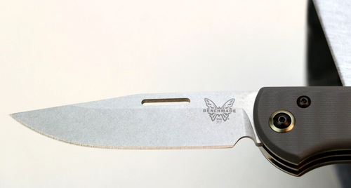 Benchmade 317 Weekender Two Blades Folding Knife Slipjoint S30V Cool Gray G10 - Picture 6 of 23