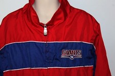 New York Giants NFL Team Apparel Kids Small 6/7 Red  Blue Zippered Jacket