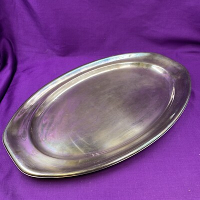 Serviertablett, Platte WMF Chromagan Silverplatet 35  Vitnage Tablett Groß 47 Cm