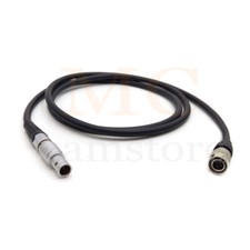 Hirose 4 pin male to 0B 2pin Power Cable for Sony F5 F55 to Teradek Cube or Bolt