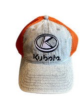 NWT KUBOTA Tractor skidsteer equipment Two-color baseball hat cap Z7