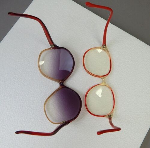 Occhiali da sole vintage donna anni 70 oversize montatura prescrizione Francia 140 - Foto 5 di 8