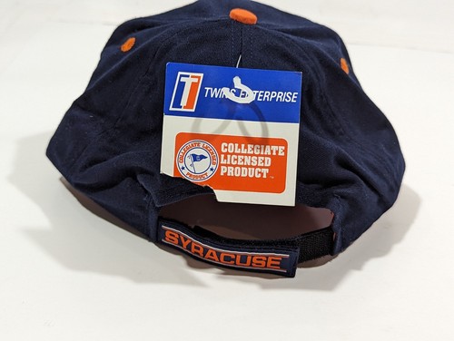 Vintage Syracuse University Orangemen Adjustable Hat Cap Officially Licensed NWT - Picture 4 of 6