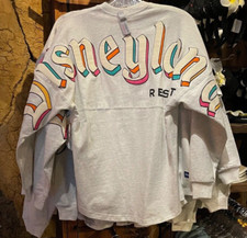 Disneyland resort Colored Banner Spirit Jersey Adult Size XS-2XL New