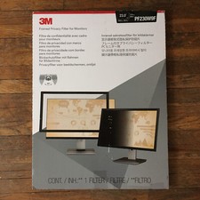 3M PF230W9F, Framed Privacy Filter For 23.0" Widescreen Monitor , NEW OPEN BOX