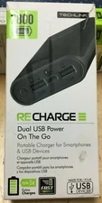 Techlink RC7800B Recharge Portable Power bank with Dual USB Charging