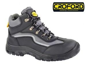 breathable black work boots