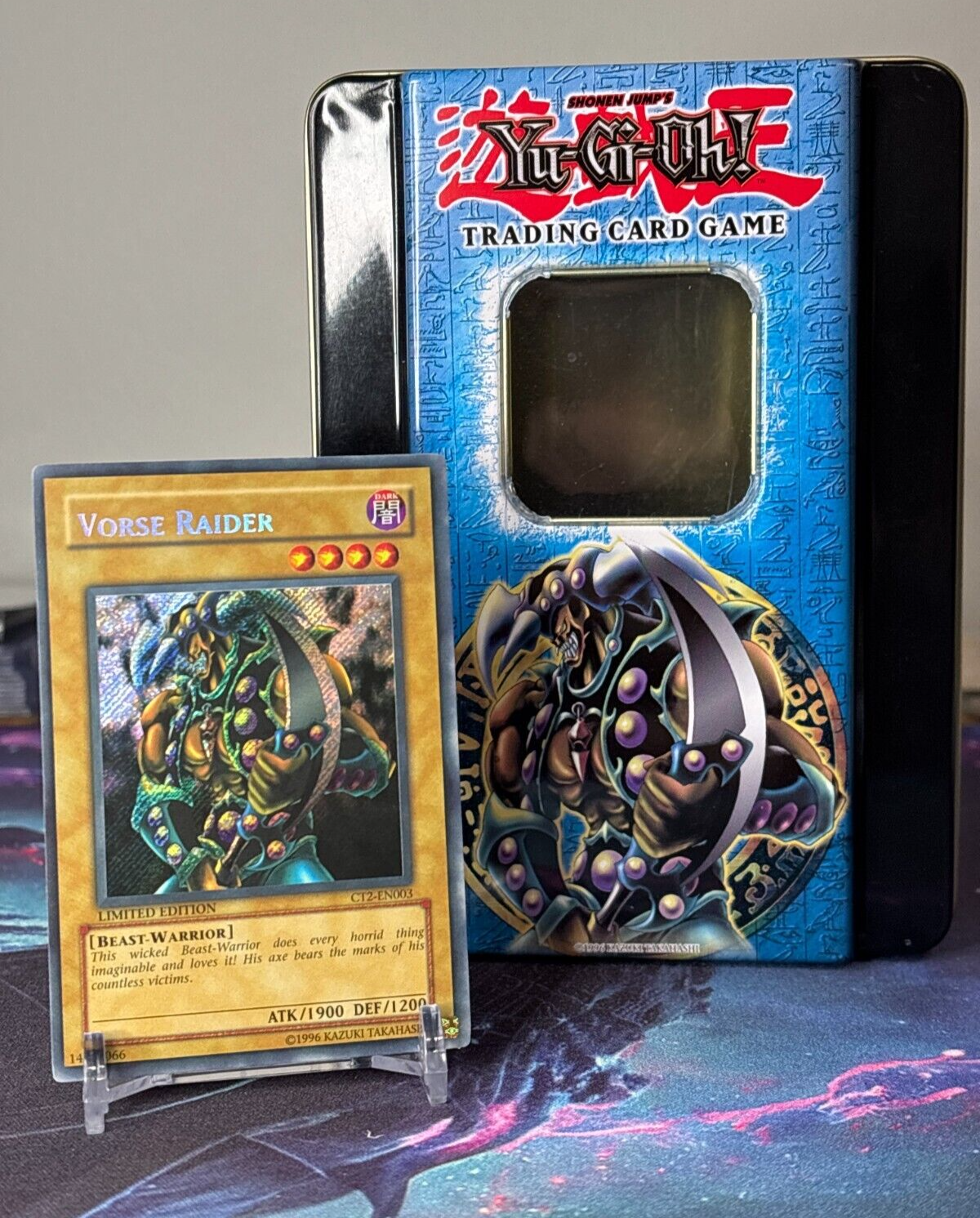 Yugioh! Vorse Raider - CT2-EN003 - 2005 Collectible Tin with Promo Card