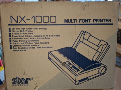 Vintage Star Micronics NX-1000 Multi-Font Printer -Vintage - Picture 2 of 11