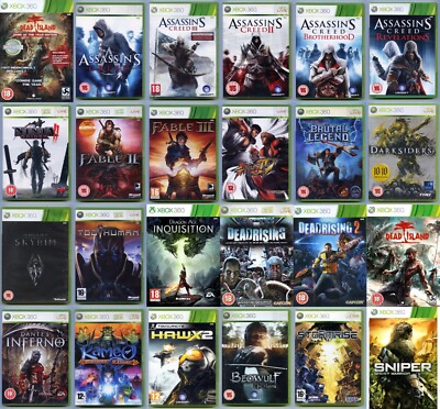 XBOX 360 RPG Fighting More Games Pick Your Own Bundle from 99p Max  P&P UK