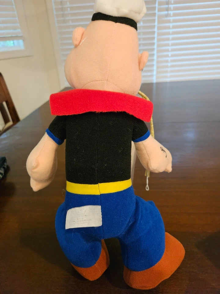 Peluche de peluche vintage de 14" Popeye the Sailor Man Play by Play 1992 Foto 2 de 4