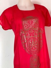 Exotic Moroccan Kaftan Abaya Soft Dress caftan" red "