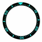 CI0015 SKX007/SRPD Luminous SKX Black Ceramic Bezel Insert - BGW9 Lume